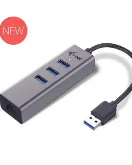 i-tec USB 3.0 Metal 3 Port HUB with Gigabit Ethernet адаптер