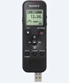 Alternative view of Sony ICD-PX370