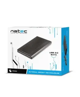 Alternative view of Natec External pocket SATA HDD RHINO 2.5 USB 2.0 Aluminum черен