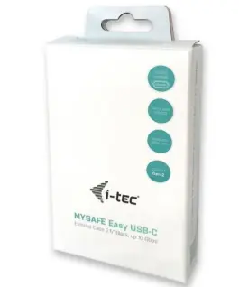 i-tec MySafe USB-C 3.1 Gen. 2 Easy external 2.5 HDD housing for 9.5mm SATA I / II / III