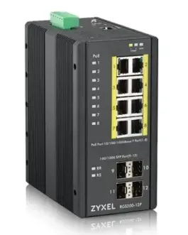 Zyxel Switch Managed PoE 12port RGS200-12P