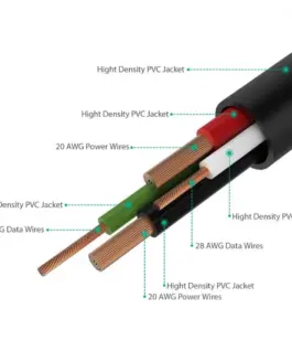 AUKEY CB-MD1 черен quick кабел Quick Charge micro USB-USB | 1m | 5A | 480
