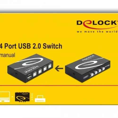 Превключвател Delock Ръчен