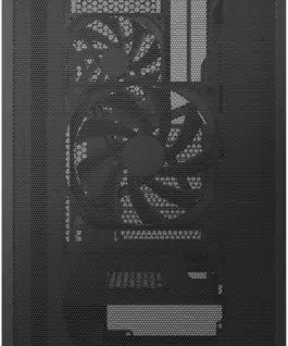 Alternative view of Кутия за компютър NZXT H5 Flow 2024 Black, Mid-Tower