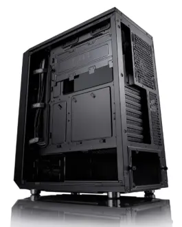 Alternative view of Fractal Design Meshify C черенout Tempeчервен Glass 2.5/3.5 drive capacity uATX/ATX/ITX