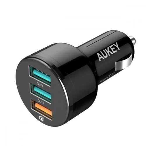 Alternative view of AUKEY CC-T11 Car Charge r 3xUSB Quick Charge 3.0