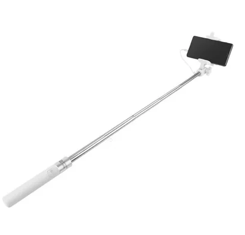 Natec Selfie stick Monopod wiчервен бял