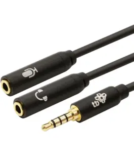 TB адаптер 35mm MiniJa ck-2x35mm MiniJack M/F