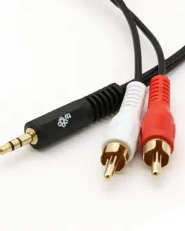 TB кабел 35mm MiniJack -2x RCA M/M 15m