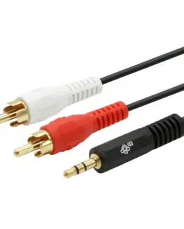 TB кабел 35mm MiniJack -2x RCA M/M 25m