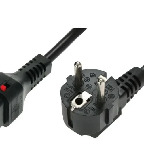 Digitus Server power кабел 3x15mm2 Type Schuko Angled/IEC C19 straight M/Z 2m черен