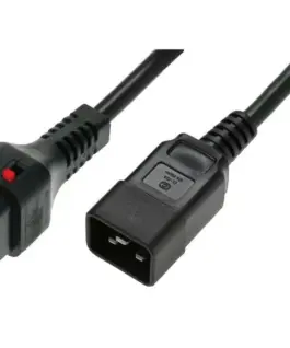 Digitus Server power кабел 3x15mm2 Type IEC C20 straight / IEC C19 straight M /Ż 1m