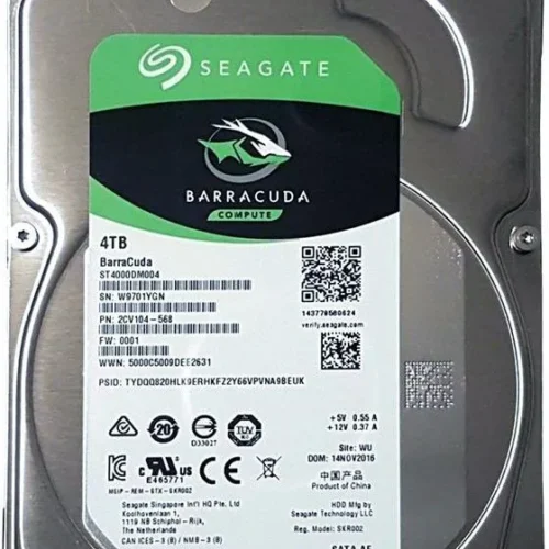 Alternative view of Seagate HDD Barracuda 4 TB 3.5 inches 256MB ST4000DM004