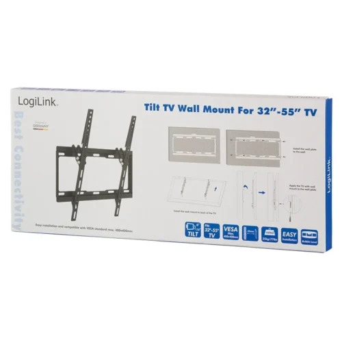 Alternative view of LogiLink TV wall mount, tilt, 32-55 ,max. 35kg