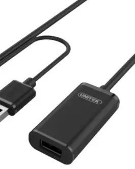 Alternative view of Unitek USB EXTENSION 2.0, 10m, Y-278, черен