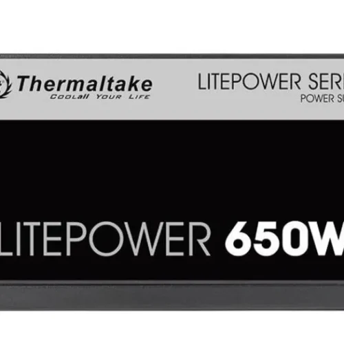 Alternative view of Thermaltake Litepower II черен 650W (Active PFC, 2xPEG, 120mm, Single Rail)