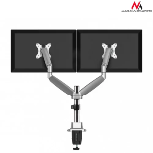 Maclean Desk handle for two monitors with spring 13 -32 9kg MC-765