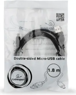 Alternative view of Gembird USB кабел -> Micro USB double-sided 1.8m