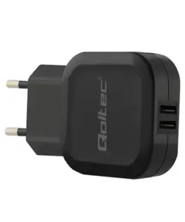 Qoltec зарядно 12W | 5V | 2.4A | 2xUSB