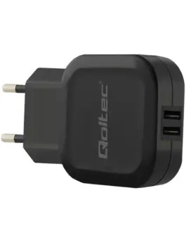 Qoltec зарядно 12W | 5V | 2.4A | 2xUSB