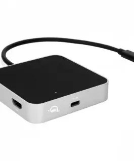 OWC USB-C Travel Dock (5 ports pass through 60W) Silver