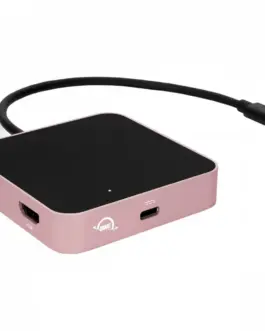 OWC USB-C Travel Dock (5 ports pass through 60W) Rose Gold