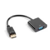 Lanberg DisplayPort адаптер (M) -> VGA 15 pin (F) черен on the кабел