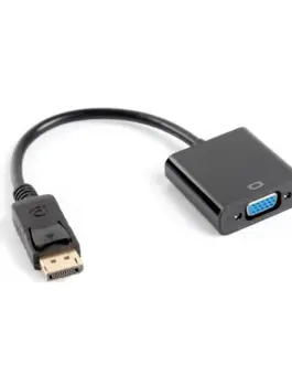 Lanberg DisplayPort адаптер (M) -> VGA 15 pin (F) черен on the кабел