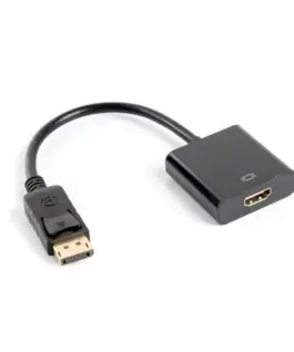 Lanberg адаптер Displayport (M) -> HDMI (F) 10cm