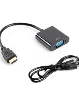 Lanberg HDMI-A (M) -> VGA (F) + audio адаптер on the кабел