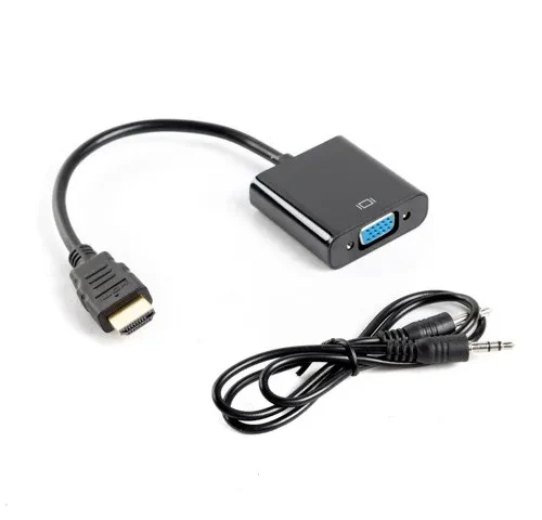 Lanberg HDMI-A (M) -> VGA (F) + audio адаптер on the кабел