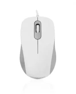MODECOM M10S SILENT бял кабел OPTICAL MOUSE