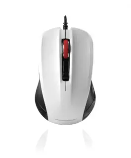 MODECOM M9.1 черен AND бял кабел OPTICAL MOUSE