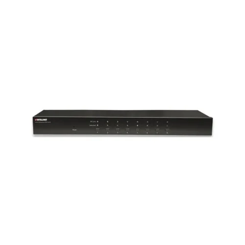 Alternative view of Intellinet 8-port KVM switch USB/PS2 z OSD, rack