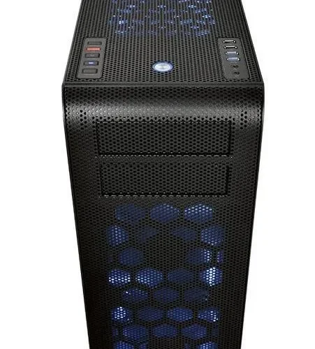 Alternative view of Thermaltake Core V71 Tempeчервен Glass - черен