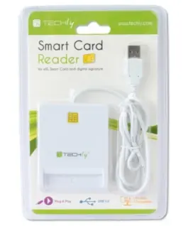 Alternative view of Techly USB 2.0 Smart Card / Smart Card Reader