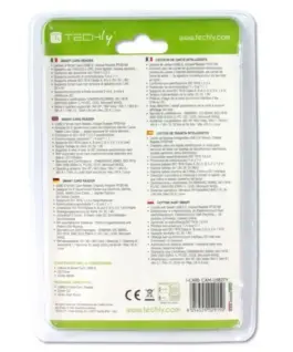 Techly USB 2.0 Smart Card / Smart Card Reader