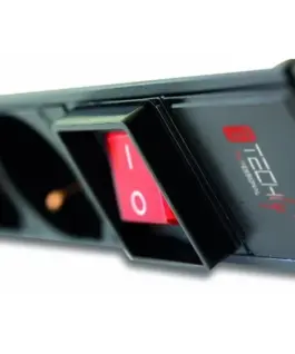 Alternative view of Techly Rack 19 rack for UPS 250V/10A, 10 sockets, 2m черен