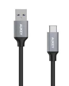 Alternative view of AUKEY CB-CD3 nylon quick кабел Quick Charge USB C-USB 3.0 | 2m | 5 Gbps