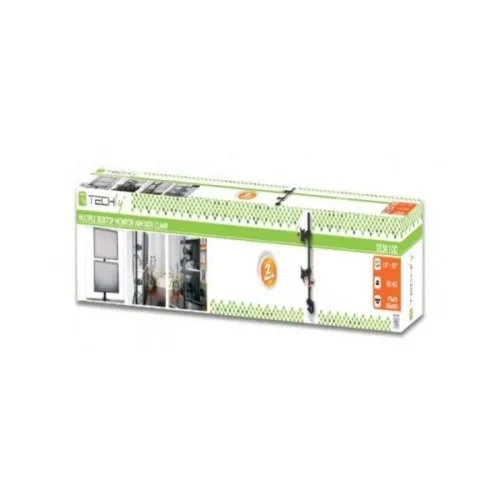 Techly Double twin desk LCD / LED desk stand 13-27 inch double