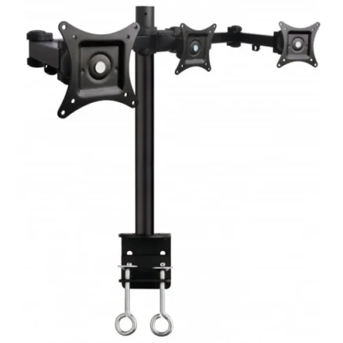 Techly Triple desk LED/LCD monitor arm 13-24inch 3x10kg черен