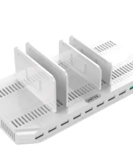 Unitek зарядна станция 10xUSB, 96W, 2xQC3.0, Y-2190A