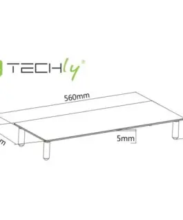 Techly Universal glass stand for LED/LCD монитор 32inch