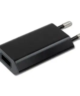 Techly Slim USB зарядно 230V - 5V/1A черен