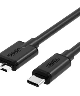 Unitek кабел usb typ-c to micro USB3.0; 1m; Y-C475BK