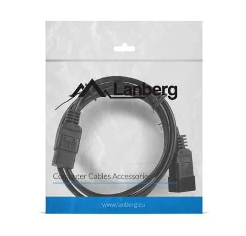 Alternative view of Lanberg Power cord удължителен кабел IEC 320 C19 - C20 VDE 1.8M VDE черен