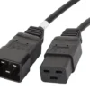 Lanberg Power cord удължителен кабел IEC 320 C19 - C20 VDE 1.8M VDE черен
