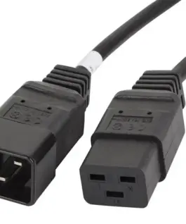 Lanberg Power cord удължителен кабел IEC 320 C19 - C20 VDE 1.8M VDE черен