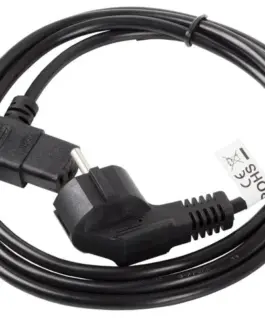 Lanberg кабел power CEE 7/7 – IEC 320 C13 right angle VDE 1.8M