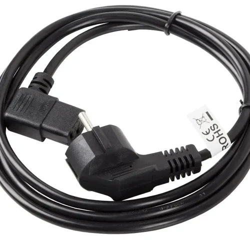Lanberg кабел power CEE 7/7 – IEC 320 C13 right angle VDE 1.8M